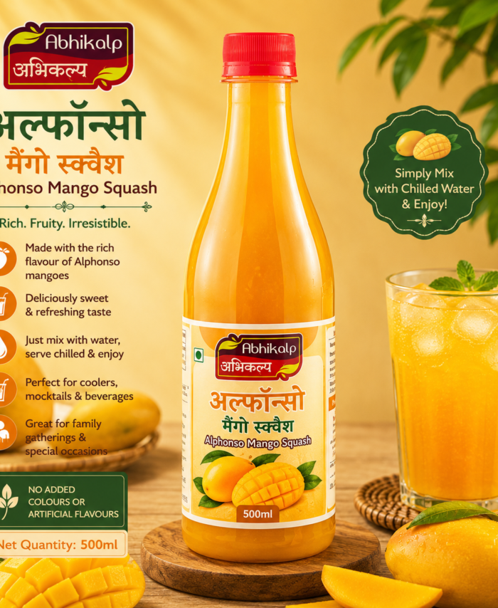 Alphonso Mango Squash – 500ml